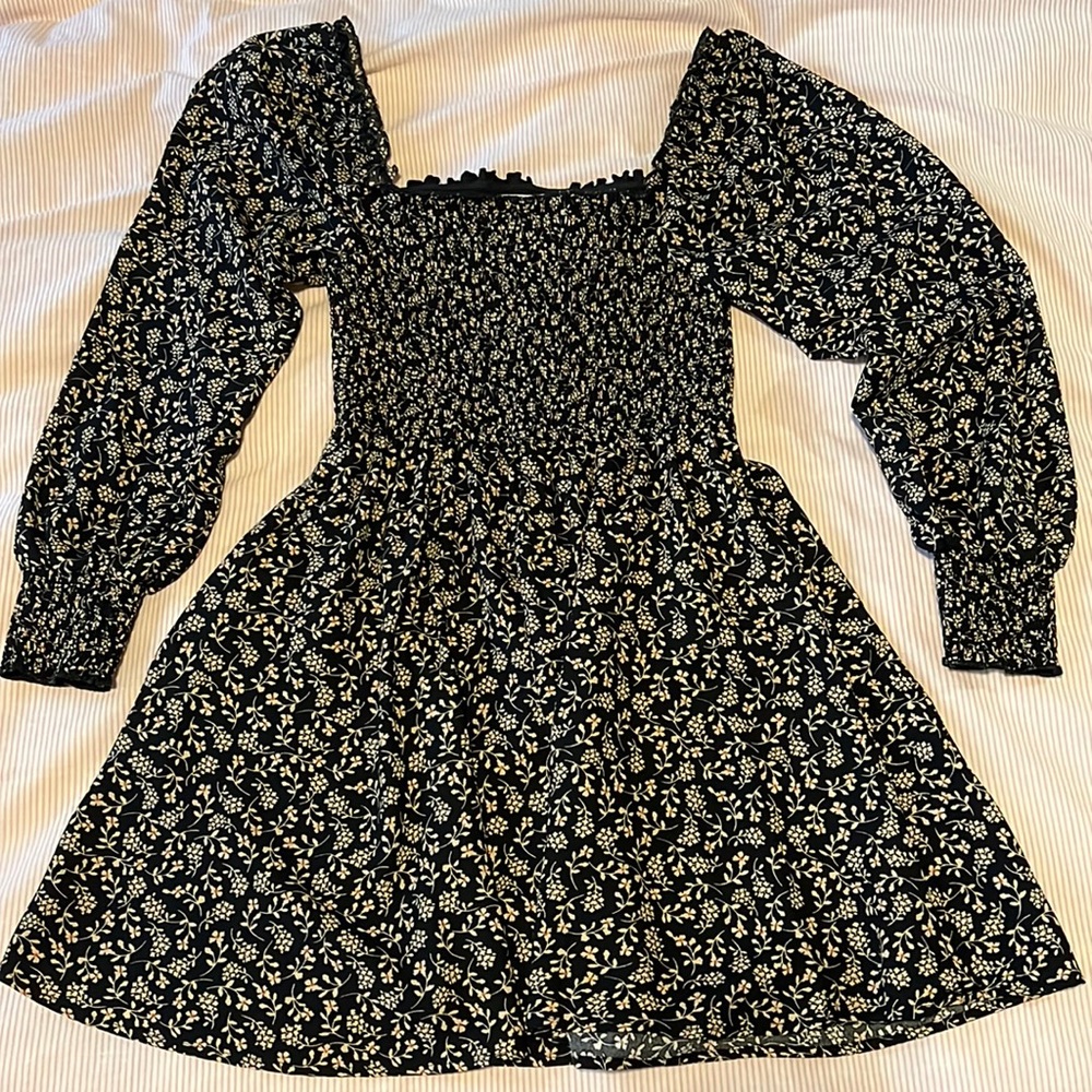 Floral Puff Sleeve Dress